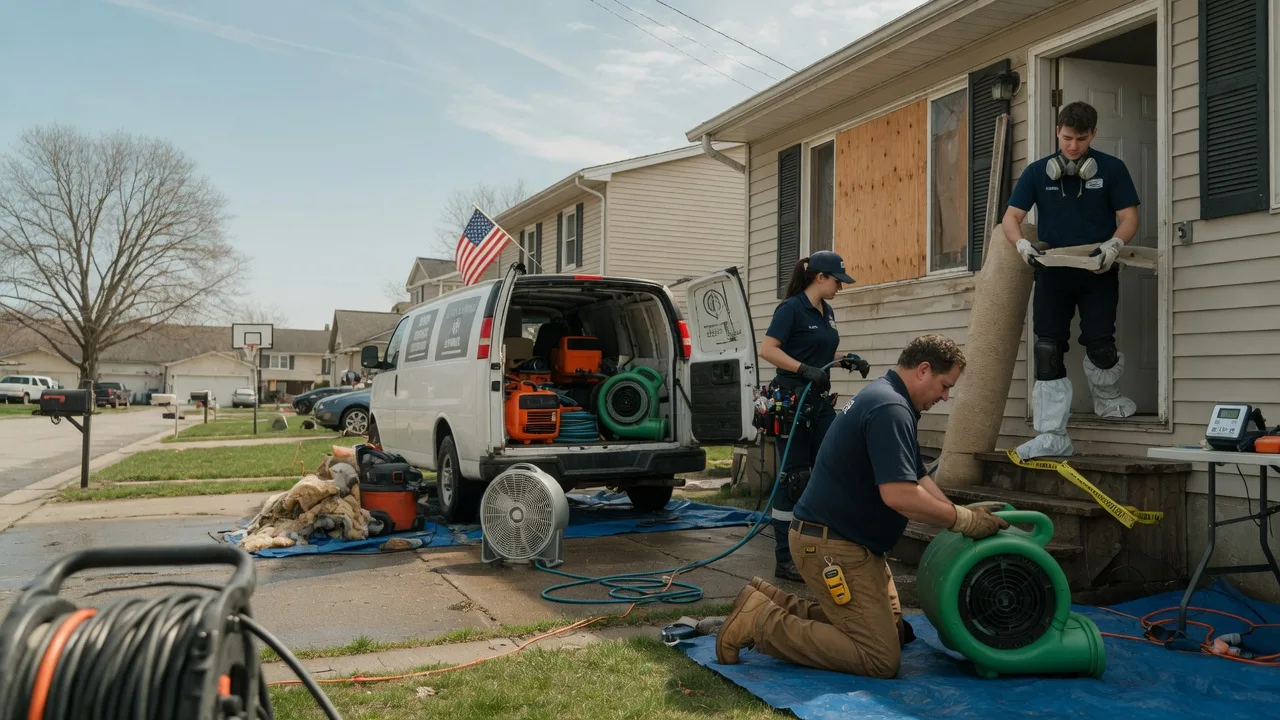 Water Damage Restoration in South Wilmington, IL near me